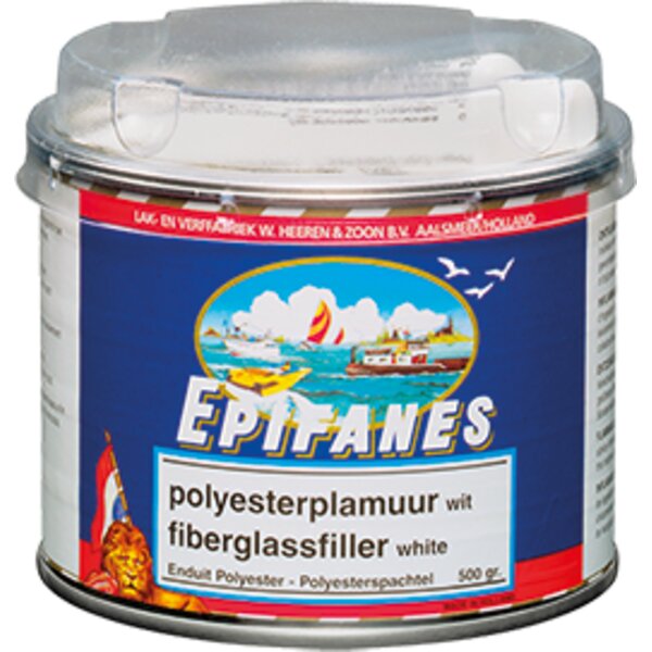 Epifanes Fiberglassfiller poliéster blanco 500ML