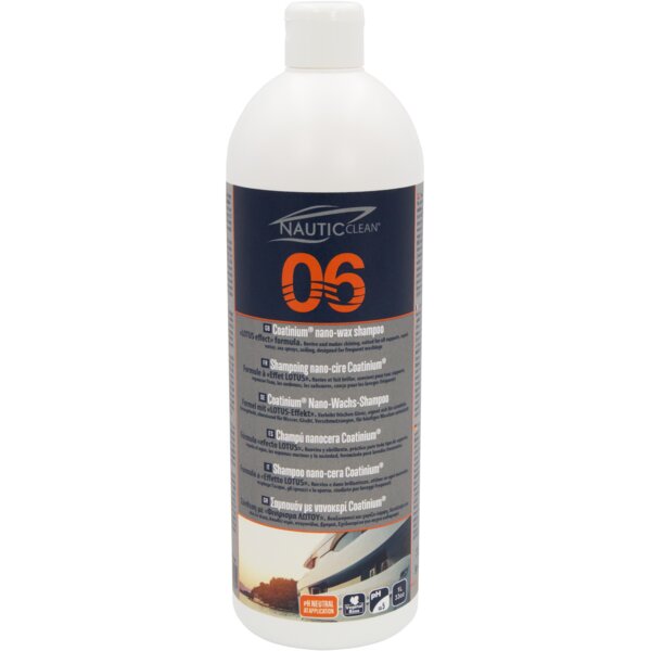 NauticClean 06 champú con cera Coatinium 1 LTR