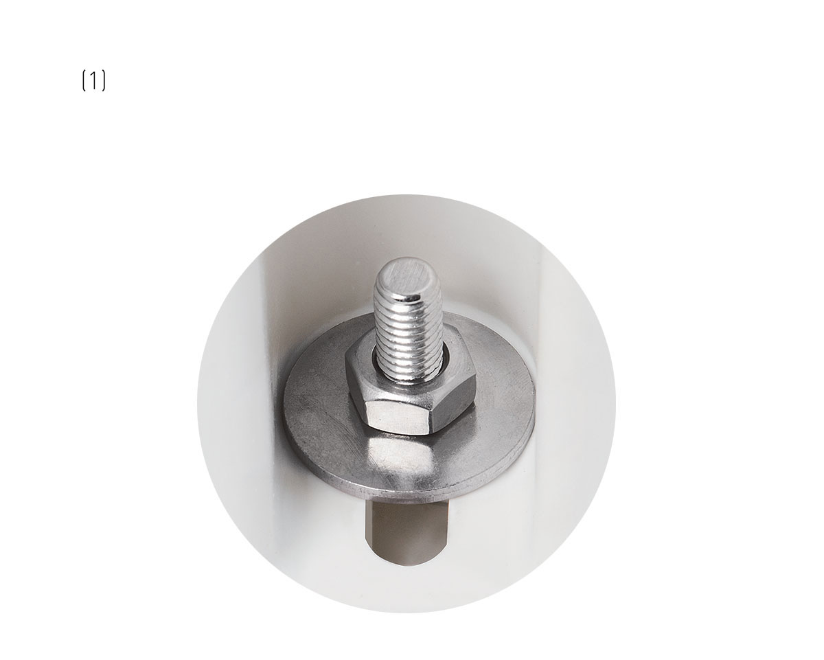 Kit de tornillo inoxidable para defensa de pantalán