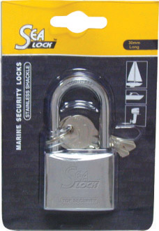 CANDADO MARINO 30MM.ARCO LARGO SEALOCK
