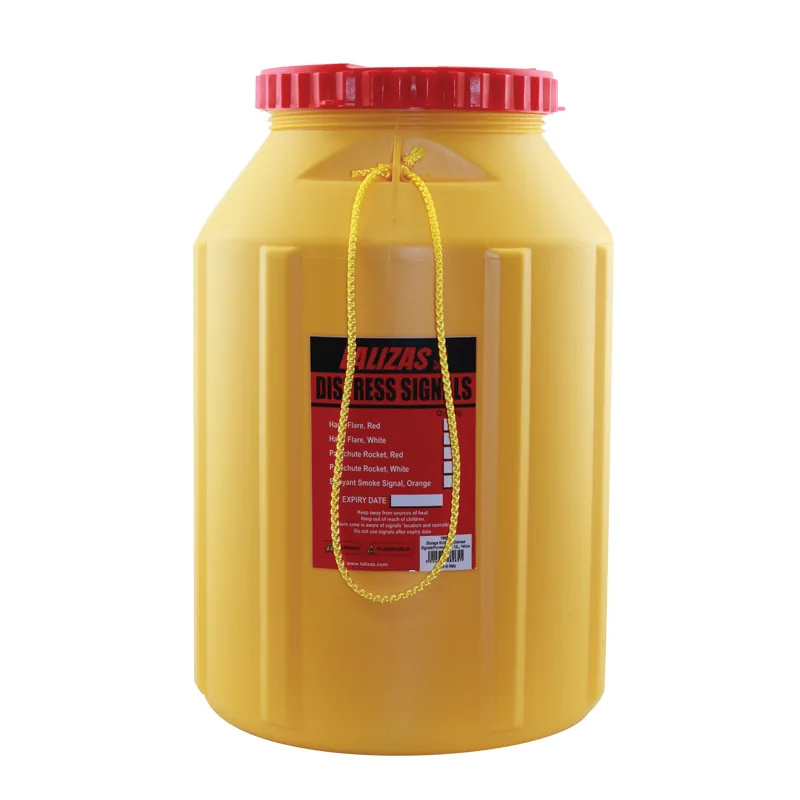 BIDON ESTANCO P/PIROTECNIA 12L. AMARILLO