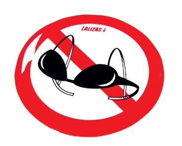ADHESIVO: PROHIBIDO SUJETADOR