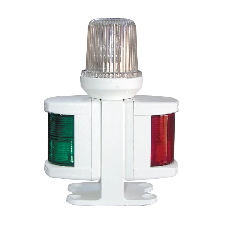 LUZ NAV.TRICOLOR COMBINADA CARCASA BLANCA