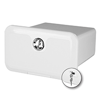 CAJA VHF/PORTAOBJETOS BLANCO C/CIERRE