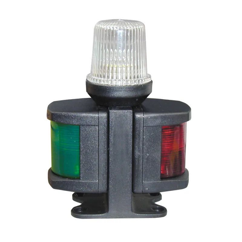 LUZ NAV.TRICOLOR COMBINADA CARCASA NEGRA