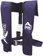 CHALECO INFLACION GAS AUTOMATICO -AZUL-