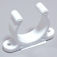 PINZA/SOPORTE 30MM.NYLON BLANCA
