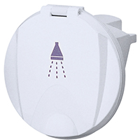 CONTENEDOR PARA DUCHA CROMADA