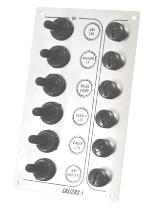 PANEL CONTROL SP6 ECONOMY 12/24V.INOX.  31381