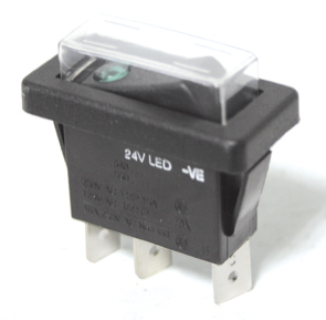 INT.ON-OFF 12/24V.CON PILOTO LED VERDE