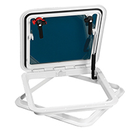 ESCOTILLA 48x48CM.MOD.EURO 2 -BLANCA-