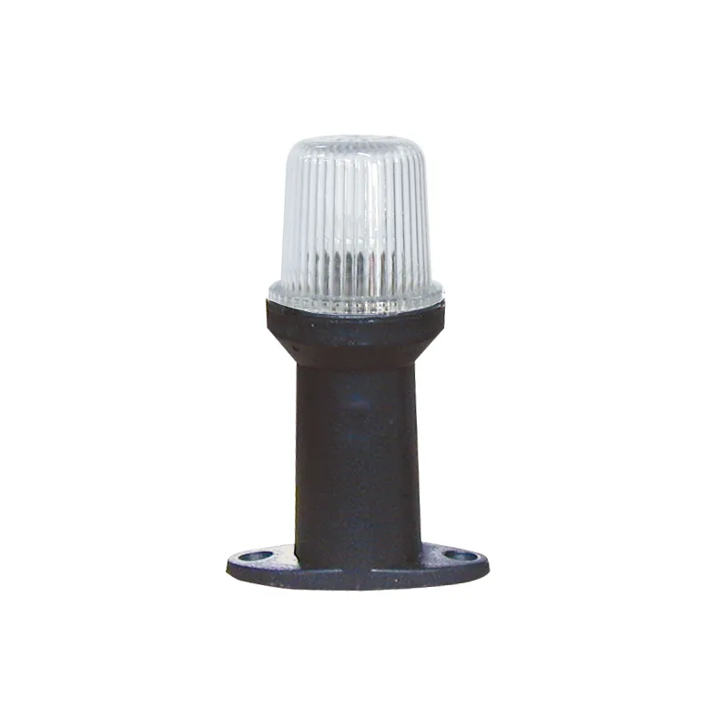 LUZ T/HORIZ.C/BASE FIJA NEGRA 16CM.BLANCA