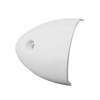 TOMA DE AIRE BLANCA 55x50MM.