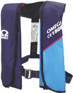 CHALECO INFLADO A GAS MANUAL -AZUL-