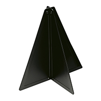 CONO SEÑAL 35x34CM.NEGRO
