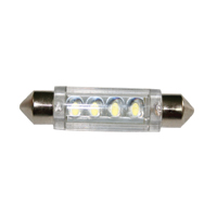 BOMBILLA LED 12V.(41MM.) T11 BLANCO FRIA