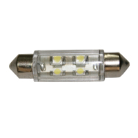BOMBILLA LED 12V.(39MM.) T11 BLANCO FRIA