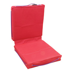 COJIN FLOTANTE DOBLE -ROJO-