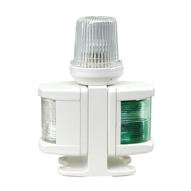 LUZ NAV.TRICOLOR COMBINADA CARCASA BLANCA