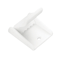 HEBILLA 25MM.PARA ATORNILLAR -BLANCA-