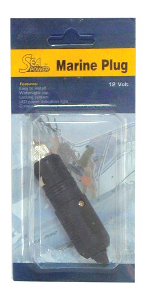 CLAVIJA MACHO MECHERO 12V. SEA POWER
