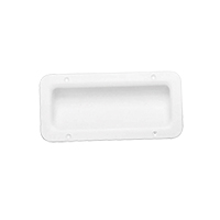 EMPUÑADURA PORTAOBJETOS BLANCA 175x85 mm