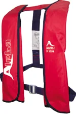 CHALECO INFLACION GAS MANUAL -ROJO-
