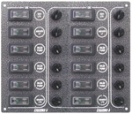 PANEL SP12 CON 12 INTERRUPTORES ESTANCO