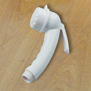 DUCHA BLANCA C/PULSADOR+COLGADOR