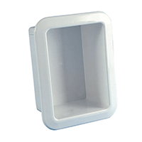CAJON PARA EMPOTRAR -PEQUEÑO-  BLANCO