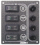 PANEL SP4 CON 4 INTERRUPTORES ESTANCO