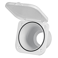 CONTENEDOR CON TAPA P/GRIFO -BLANCO-