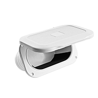 CAJA OVALADA C/TAPA BLANCA