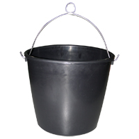 CUBO DE GOMA 7,5L. -NEGRO-