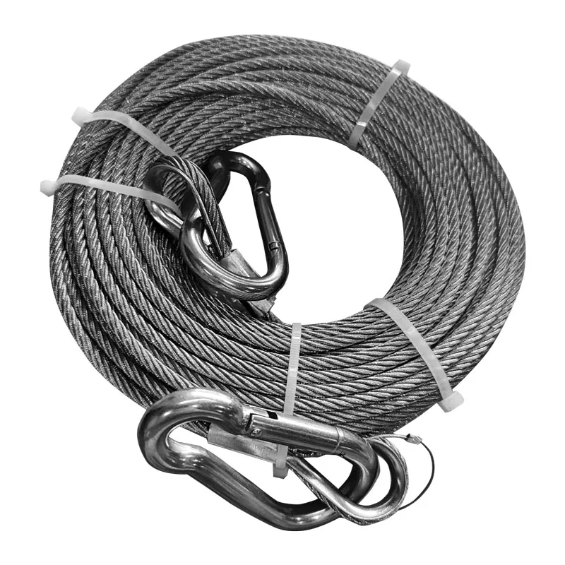 LINEA DE VIDA IGNIFUGA CON GANCHO 5MM.x30M.