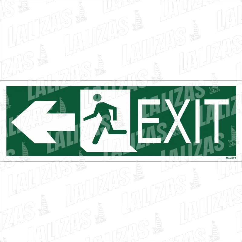 ADHESIVO: EXIT LEFT 10x30 IMO