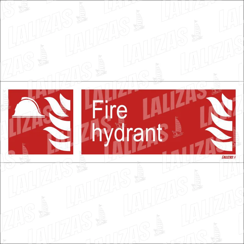 ADHESIVO: FIRE HYDRANT 10x30CM. IMO