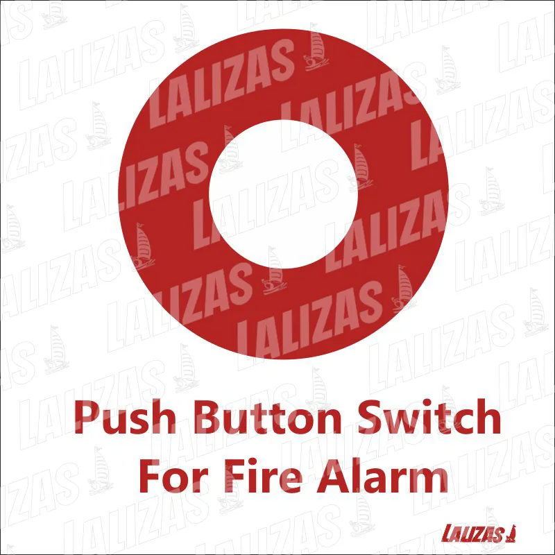 ADHESIVO: PULSADOR ALARMA FUEGO IMO