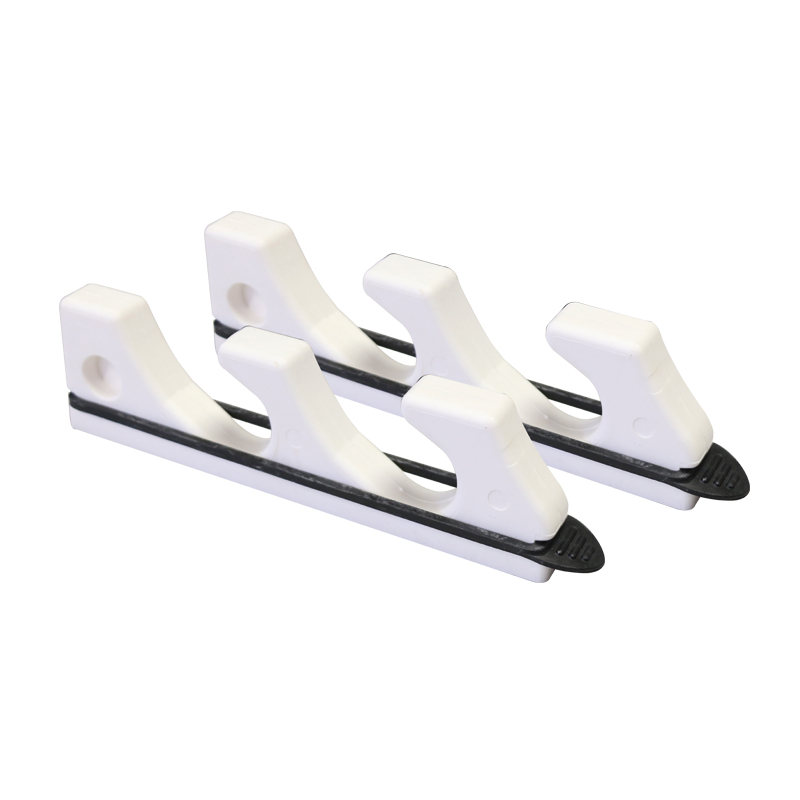 Support triple pour cannes, blanc