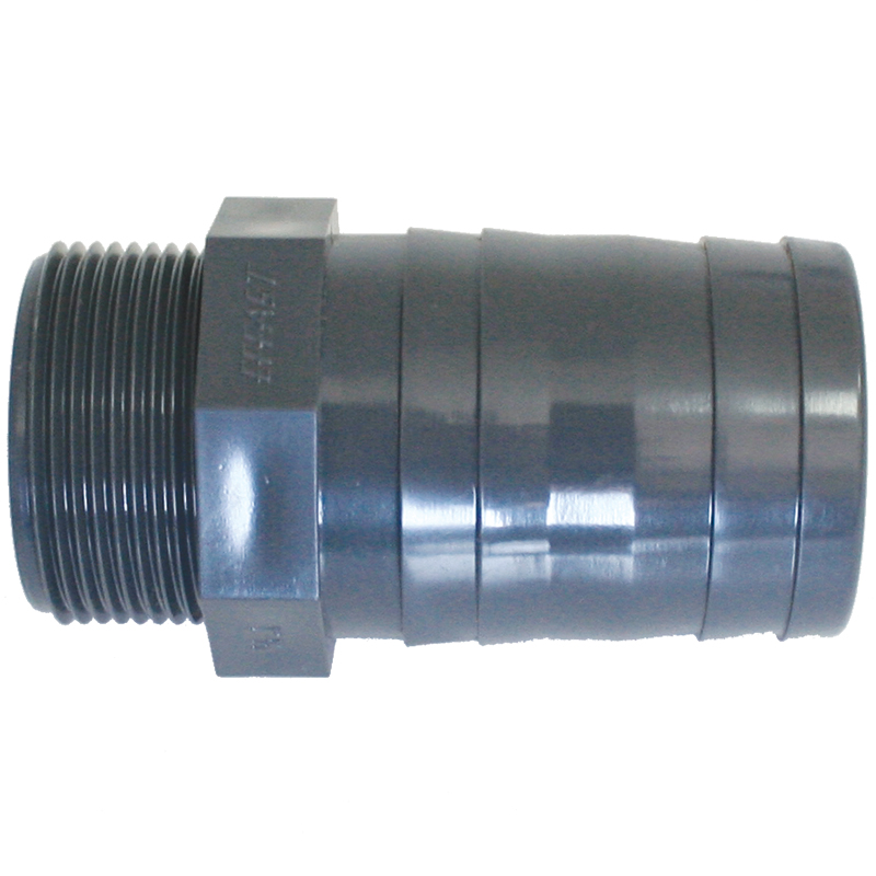 Plastic valve fitting 3/4"x19 mm
