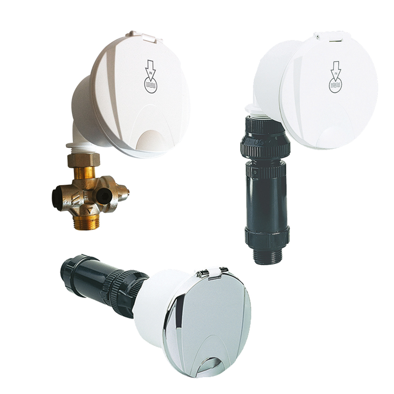 Fresh water inlet 2 bar, white