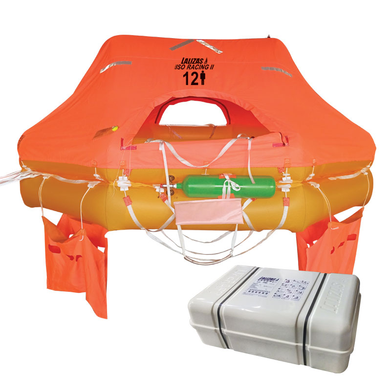 Racing II ISO liferaft, 24 h, 4 people, valise