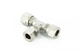 Conexión en t para tubo 10 mm.