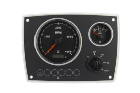 Panel motor aluminio mpa22 12 V, 2 instr.ng.