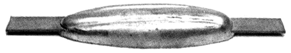 Ánodo de zinc tipo pez de 1'00 Kg.