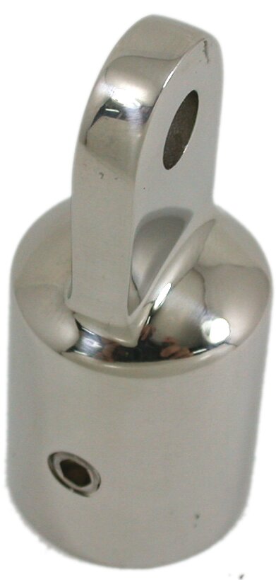Terminal capota inox. 22 mm.