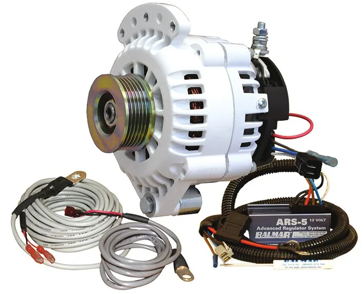 Alternador serie 621 120 A. 12 V. polea K6 ARS regulador con cargador