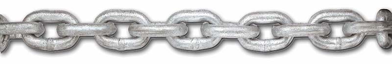 CADENA 6MM,CALIBRADA GALVANIZADA