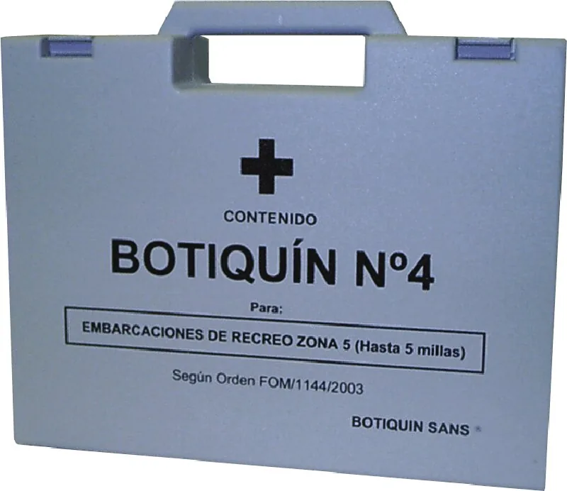 Botiquín nº4 aguas costeras.