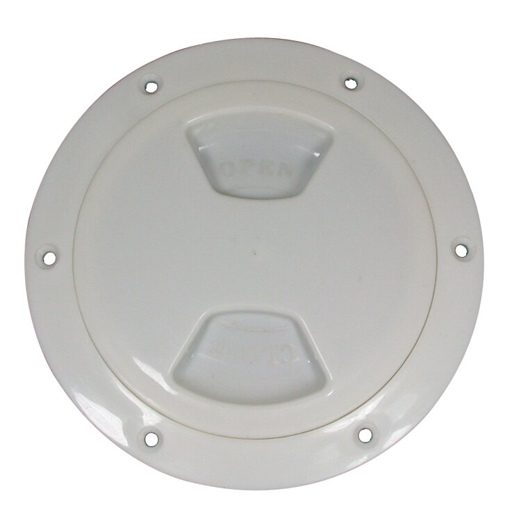 Tapa registro 6'' blanca
